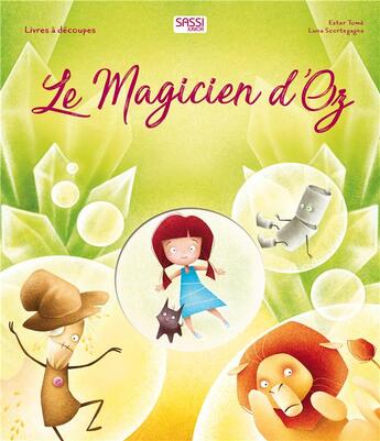 Couverture du livre « Livres à découper : le magicien d'Oz » de Ester Tome aux éditions Sassi