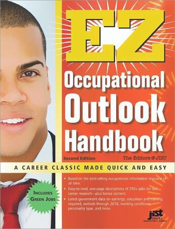 Couverture du livre « EZ Occupational Outlook Handbook » de The Editors At Jist aux éditions Jist Publishing