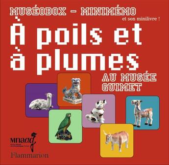 Couverture du livre « À poils et à plumes au musée Guimet » de Laetitia Iturralde aux éditions Flammarion