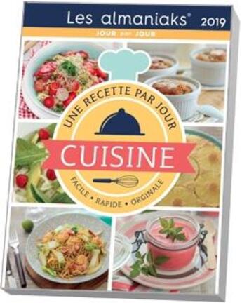 Couverture du livre « Cuisine, 1 recette par jour (édition 2019) » de Delphine Paslin aux éditions Editions 365