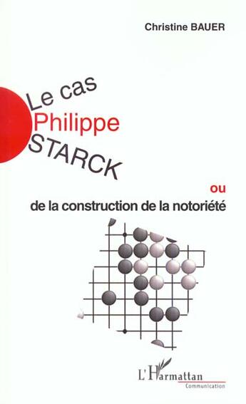 Couverture du livre « Le cas philippe starck ou de la construction de la notoriete » de Christine Bauer aux éditions L'harmattan