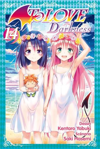 Couverture du livre « To love darkness Tome 14 » de Kentaro Yabuki et Saki Hasemi aux éditions Delcourt