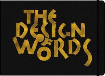 Couverture du livre « The design of words » de Francesco Guerrera aux éditions Moleskine