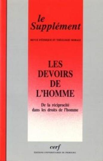 Couverture du livre « Revue d'éthique et de théologie morale 168 » de Collectif Retm aux éditions Cerf