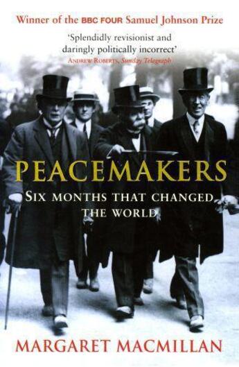 Couverture du livre « Peacemakers » de Margaret Macmillan aux éditions Murray John Digital