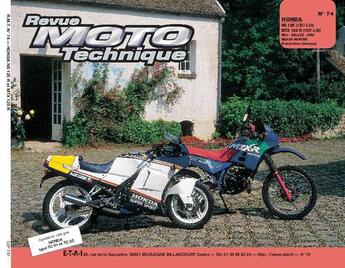 Couverture du livre « Rmt 74 honda ns 125 r et mtx 125 (1987/1989) » de Etai aux éditions Etai