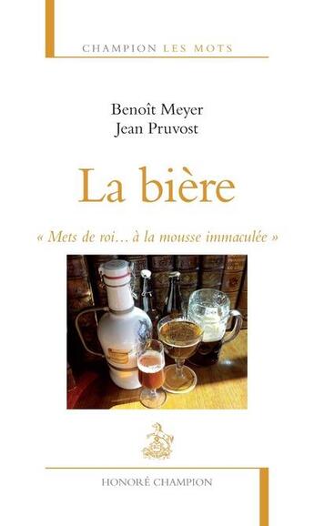 Couverture du livre « La bière ; 