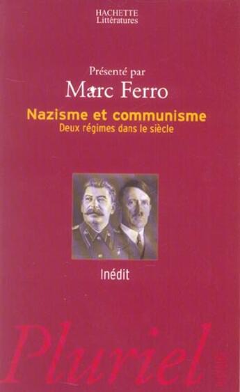 Couverture du livre « Nazisme Et Communisme » de Ferro-M aux éditions Pluriel