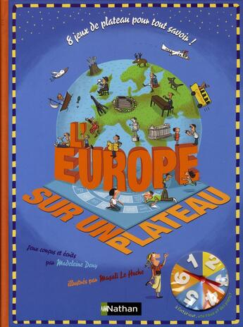 Couverture du livre « L'europe sur un plateau » de Deny/Deny-Barroux aux éditions Nathan