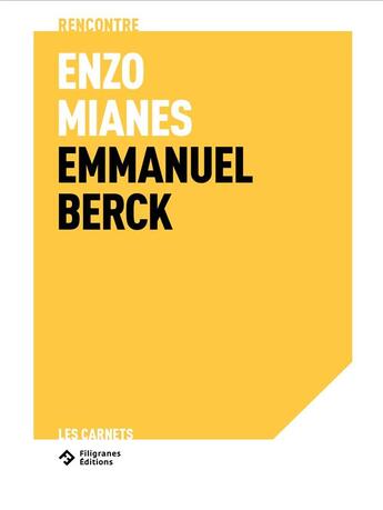 Couverture du livre « Enzo Mianes : Objets perdus, objets d'émotion » de Enzo Mianes aux éditions Filigranes