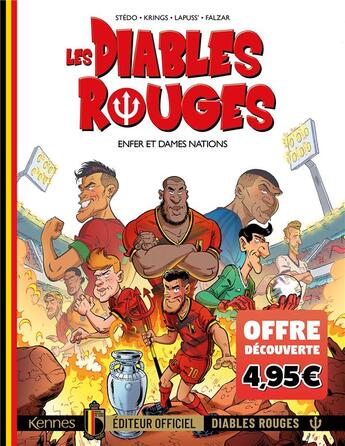 Couverture du livre « Les Diables Rouges Tome 7 : enfer et dames nations » de Philippe Bercovici et Andre Lebrun aux éditions Kennes Editions