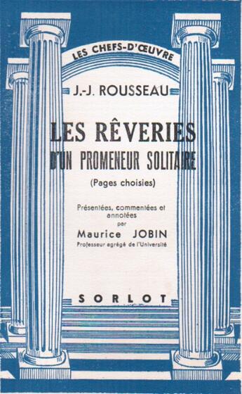 Couverture du livre « Les rêveries d'un promeneur solitaire » de Jean-Jacques Rousseau aux éditions Nel