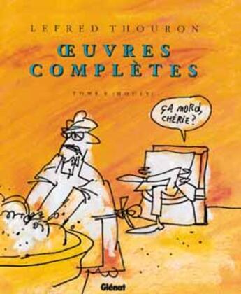 Couverture du livre « ²OEUVRES COMPLETES RELIEES PLEINE PEAU Tome 8 » de Lefred Thouron aux éditions Glenat