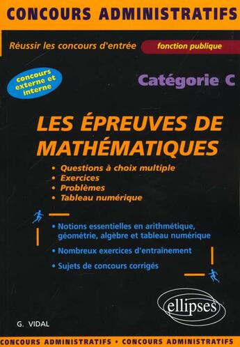 Couverture du livre « Nouv.ed.9782729816551/vidal2 » de Vidal aux éditions Ellipses