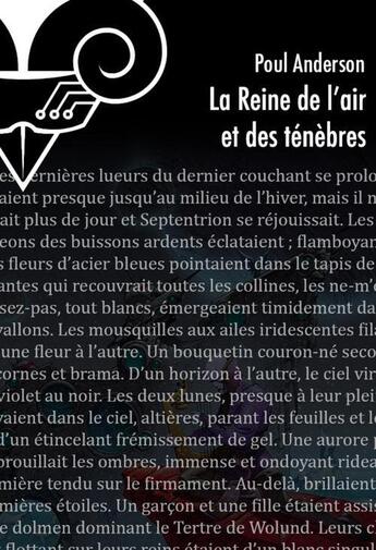 Couverture du livre « La reine de l'air et des ténèbres » de Poul Anderson aux éditions Le Belial