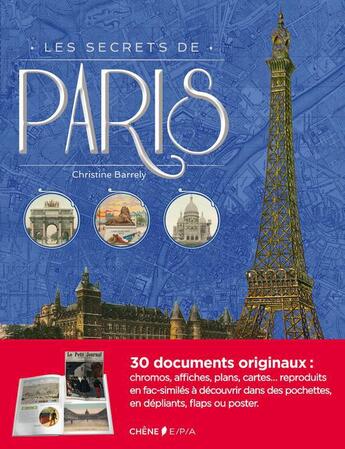 Couverture du livre « Les secrets de Paris » de Christine Barrely aux éditions Epa