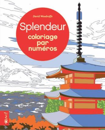 Couverture du livre « Coloriage par numéros : splendeur ; coloriage par numéros géants » de David Woodroffe aux éditions Bravo