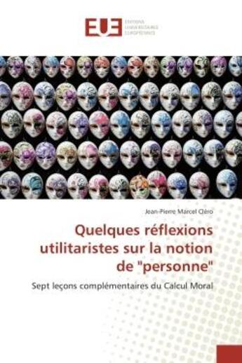 Couverture du livre « Quelques reflexions utilitaristes sur la notion de 