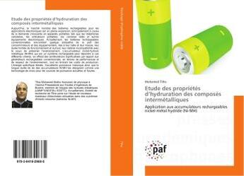 Couverture du livre « Etude des propriétés d'hydruration des composés intermétalliques » de Mohamed Tliha aux éditions Presses Academiques Francophones