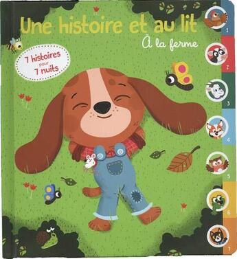 Couverture du livre « Une histoire et au lit ; à la ferme » de  aux éditions Editions Tam Tam