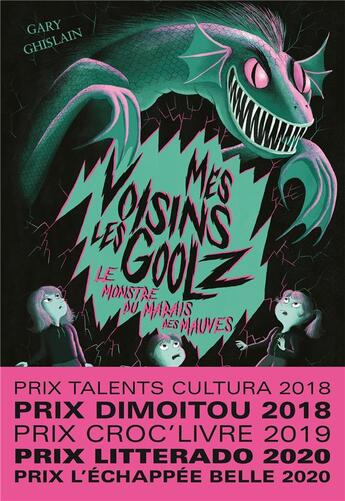 Couverture du livre « Mes voisins les Goolz Tome 2 : le monstre du marais des Mauves » de Gary Ghislain aux éditions Seuil Jeunesse