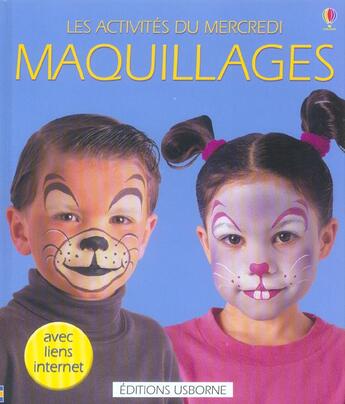 Couverture du livre « Les Maquillages » de Fiona Watt aux éditions Usborne