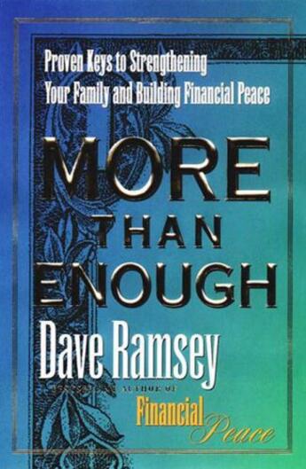 Couverture du livre « More than Enough » de Ramsey Dave aux éditions Penguin Group Us