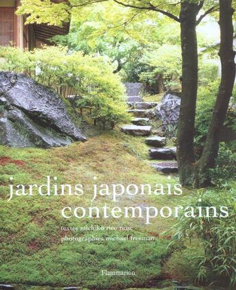 Couverture du livre « Jardins japonais contemporains » de Rico Nose/Freeman aux éditions Flammarion