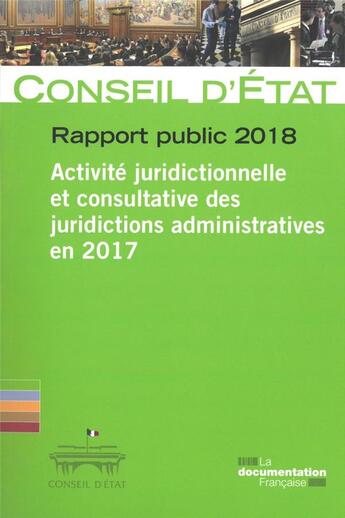 Couverture du livre « Rapport public 2018 du Conseil d'Etat » de Conseil D'Etat aux éditions Documentation Francaise