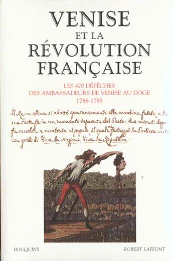 Couverture du livre « Venise et la revolution francaise » de  aux éditions Bouquins