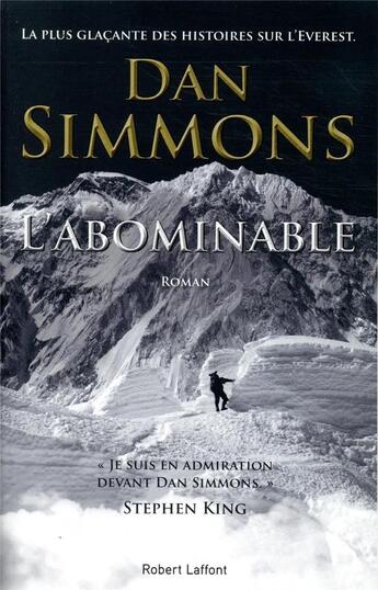 Couverture du livre « L'abominable » de Dan Simmons aux éditions Robert Laffont