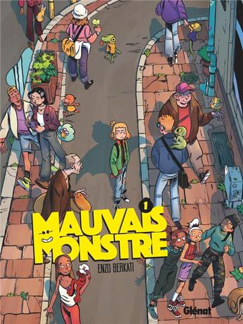 Couverture du livre « Mauvais monstre Tome 1 » de Enzo Berkati aux éditions Glenat