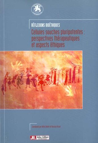 Couverture du livre « Cellules souches pluripotentes » de Dodet aux éditions John Libbey