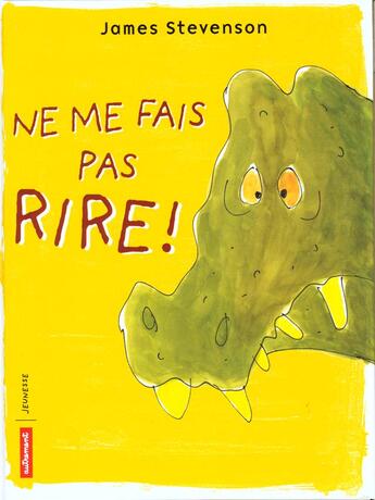 Couverture du livre « Ne me fais pas rire ! » de Stevenson James aux éditions Autrement