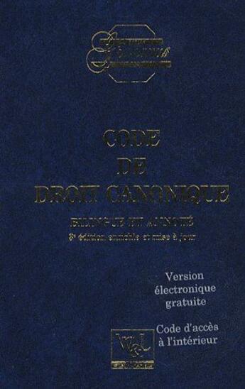 Couverture du livre « Code de droit canonique t.3 » de  aux éditions Wilson Et Lafleur