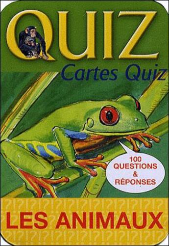 Couverture du livre « La boîte quiz ; les animaux (édition 2011) » de  aux éditions Komet