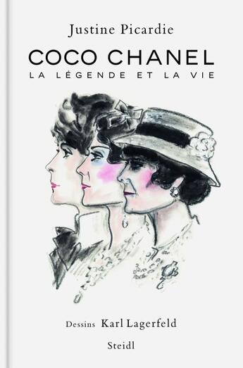 Couverture du livre « Chanel, sa vie » de Justine Picardie aux éditions Steidl