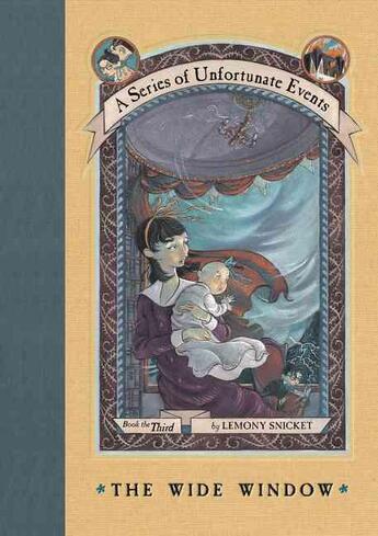 Couverture du livre « The Wide Window ; Series of Unfortunate Events » de Lemony Snicket aux éditions Harper Collins Usa