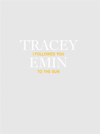 Couverture du livre « I followed you to the sun » de Emin Tracey aux éditions Dap Artbook