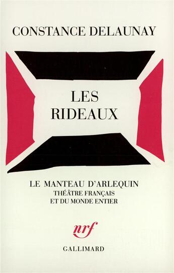 Couverture du livre « Les rideaux » de Constance Delaunay aux éditions Gallimard