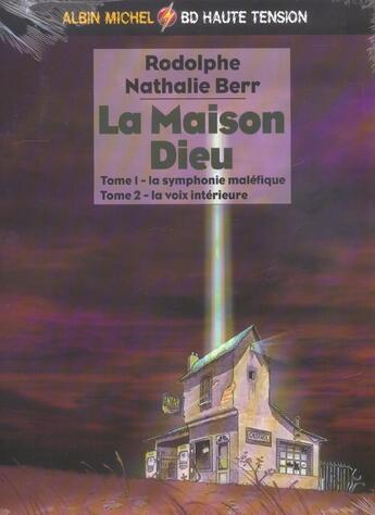 Couverture du livre « La maison dieu ; coffret t.1 et t.2 » de Rodolphe et Nathalie Berr aux éditions Drugstore