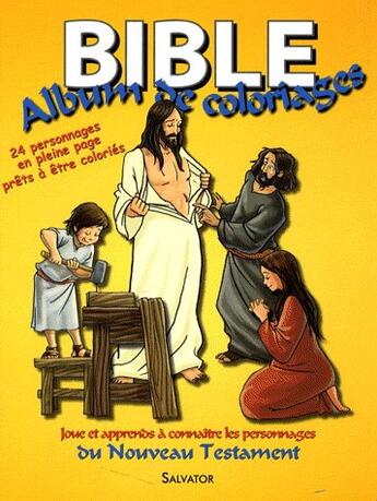 Couverture du livre « Coloriages bibliques t.2 » de Ben Avery aux éditions Salvator