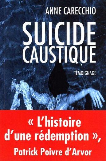 Couverture du livre « Suicide caustique » de Anne Carecchio aux éditions Slatkine