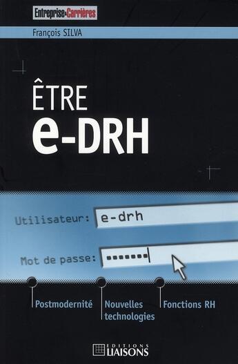 Couverture du livre « Etre E Drh -1e Ed, » de Editions Liaiso aux éditions Liaisons