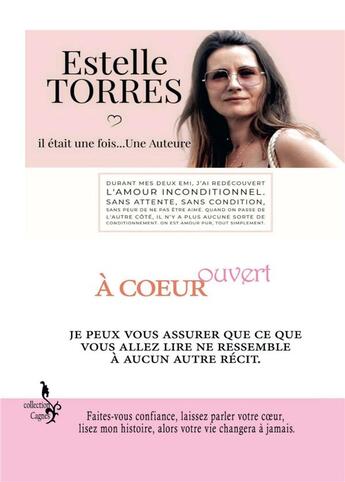 Couverture du livre « À coeur ouvert » de Estelle Torres aux éditions Bookelis