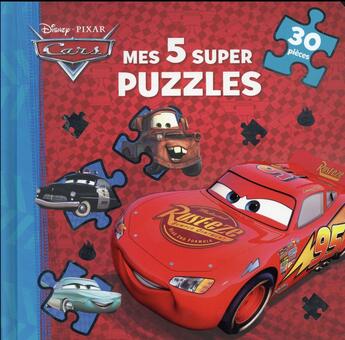 Couverture du livre « Cars ; mes 5 super puzzles » de Disney aux éditions Disney Hachette