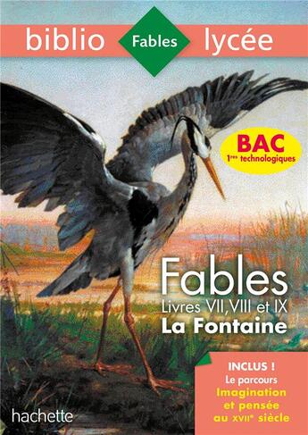 Couverture du livre « Fables de La Fontaine bac 2020 » de Jean De La Fontaine et Veronique Bremond aux éditions Hachette Education