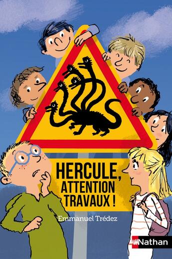 Couverture du livre « Hercule , attention travaux ! » de Emmanuel Tredez aux éditions Nathan