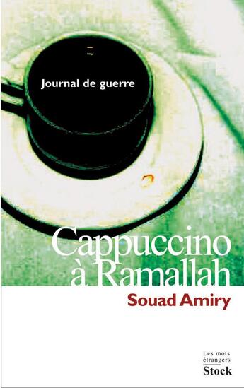 Couverture du livre « Cappuccino a ramallah » de Amiry-S aux éditions Stock