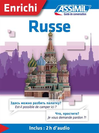 Couverture du livre « Guides de conversation : russe » de Victoria Melnikova aux éditions Assimil